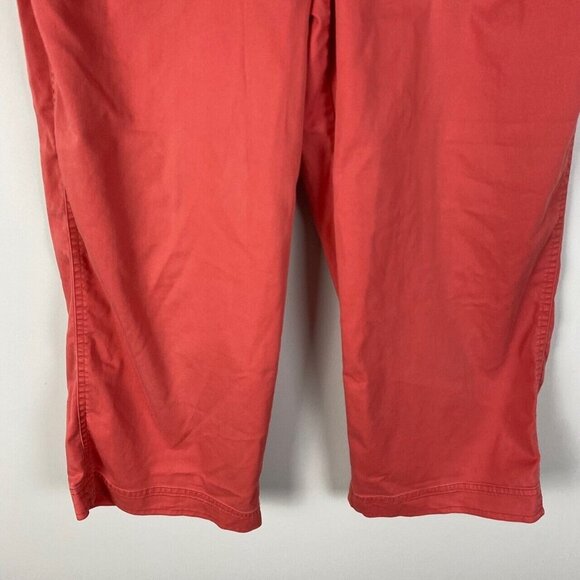 Chicos Cropped Capri Pants Womens 1 US 8 Pink - Picture 3 of 8